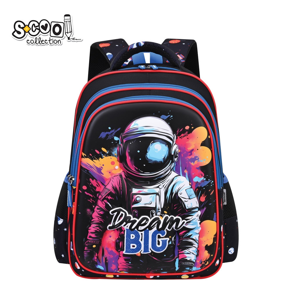 Ghiozdan 3D ergonomic DREAM BIG, pentru gimnaziu, 2 compartimente, 43x30x22 cm - imagine 10